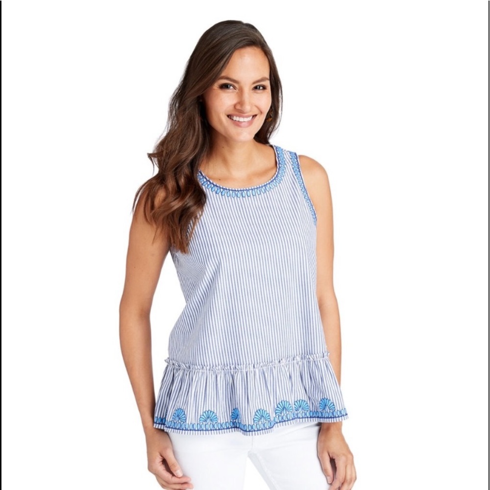 NWT Vineyard Vines Embroidered Tank Top